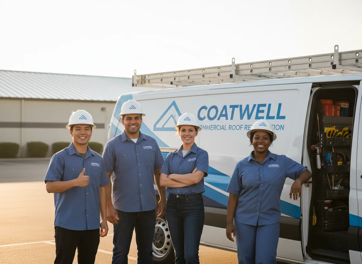 Commercial roof coating company in Priddy, TX